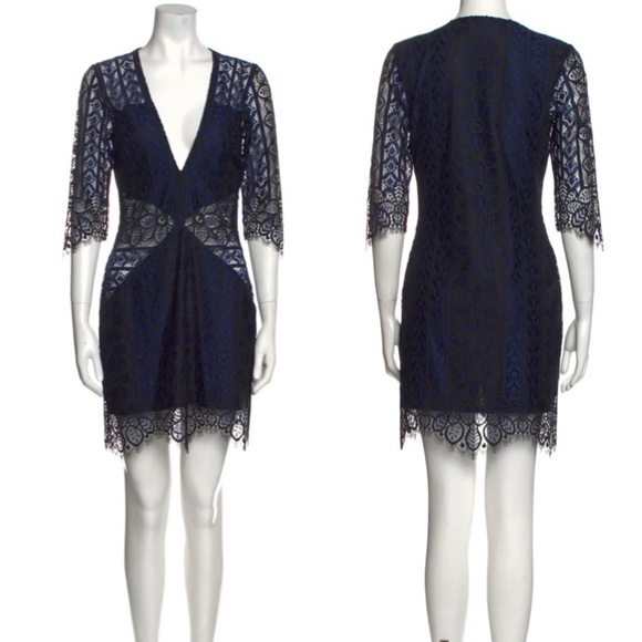 *Sold * For Love & Lemons Lyla Cocktail Dress new with tags size small blue, - Picture 10 of 16